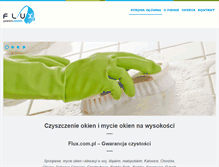 Tablet Screenshot of flux.com.pl