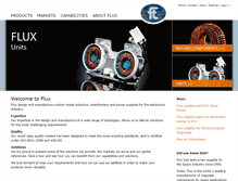 Tablet Screenshot of flux.dk